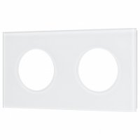 Рамка на 2 поста Arlight GLARE 043835