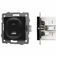 Механизм розетки 2хUSB type A и C Arlight SCT 049838