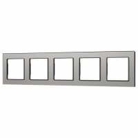 Рамка на 5 постов Arlight GLARE 043807