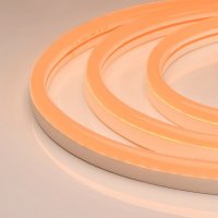 Гибкий неон ARL-NEON-2615PH-SIDE 24V Amber (Arlight, 8 Вт/м, IP65), 50 метров