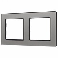 Рамка на 2 поста Arlight GLARE 043798