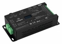 Декодер SMART-K55-DMX (12-24V, 5x6A, XLR3) (Arlight, Металл)