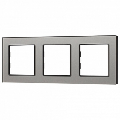 Рамка на 3 поста Arlight GLARE 043801
