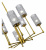 Люстра на штанге ST-Luce Gacciolo SL1240.303.08 Люстра на штанге ST-Luce Gacciolo SL1240.303.08