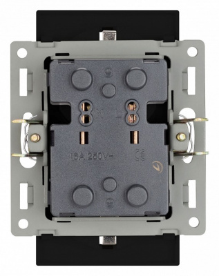 Розетка двойная с заземлением и со шторкой, без рамки Arlight SCT 043765