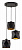 Подвесной светильник TopLight Aileen TL1623R-03BG