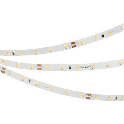 Светодиодная лента RT-A60-8mm 24V Warm2700 (4.8 W/m, IP20, 2835, 5m) (Arlight, Открытый), 5 метров