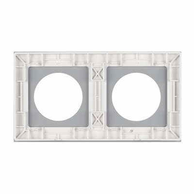 Рамка на 2 поста Arlight GLARE 043835