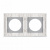 Рамка на 2 поста Arlight GLARE 043835 Рамка на 2 поста Arlight GLARE 043835