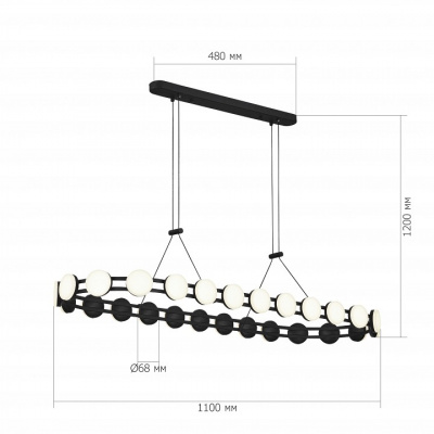 Подвесная люстра ST-Luce MONRO SL6610.403.26