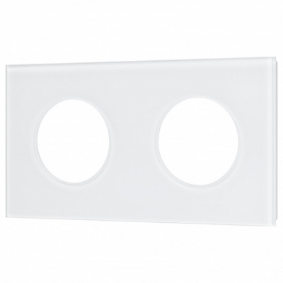 Рамка на 2 поста Arlight GLARE 043835
