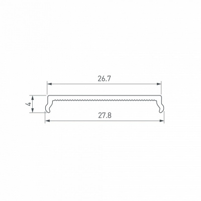 Рассеиватель Arlight OPAL 047016(1), 2 метра