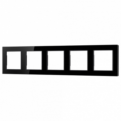 Рамка на 5 постов Arlight GLARE 043806