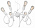 Подвесная люстра Vitaluce V4596 V4596-0/6S