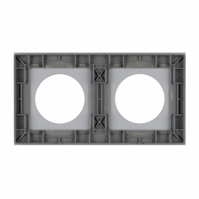 Рамка на 2 поста Arlight GLARE 043837
