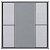 INTELLIGENT ARLIGHT Панель KNX-223-4-GREY (BUS) (IARL, IP20 Металл, 3 года)