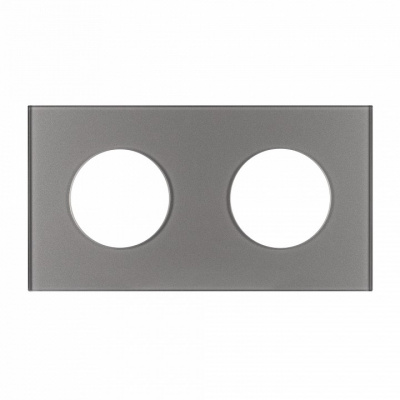 Рамка на 2 поста Arlight GLARE 043837
