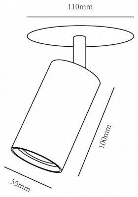 Спот Arte Lamp Cefeo A3214PL-1GY