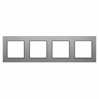 Рамка на 4 поста Arlight GLARE 043804