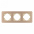 Рамка на 3 поста Arlight AKIRY 049730 Рамка на 3 поста Arlight AKIRY 049730