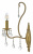 Бра Arti Lampadari Ercolano Ercolano E 2.1.1.602 G Бра Arti Lampadari Ercolano Ercolano E 2.1.1.602 G